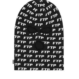 FTP All Over Logo Ski Mask Black Confirmed Order